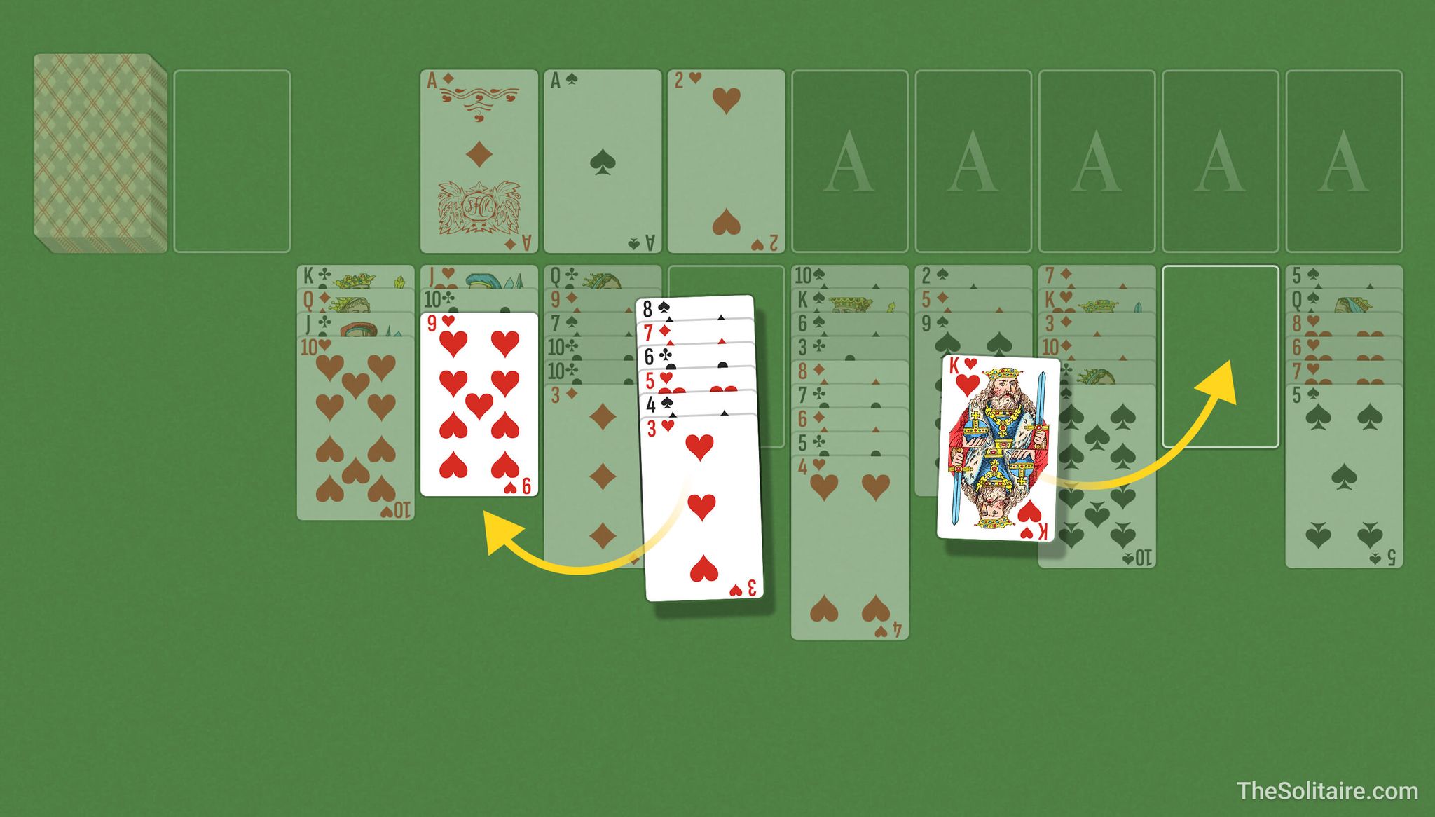 Double Face Up Solitaire – Play Free Online – TheSolitaire