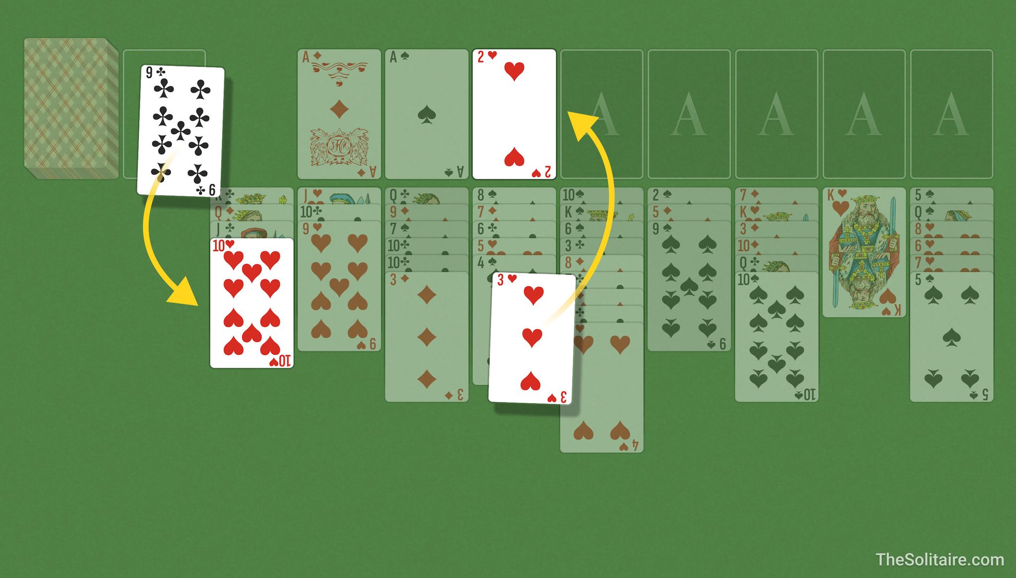 Double Face Up Solitaire – Play Free Online – TheSolitaire